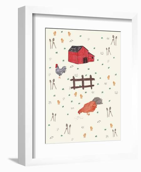 On the Farm-Cody Alice Moore-Framed Art Print