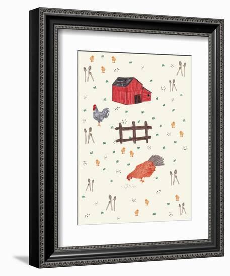 On the Farm-Cody Alice Moore-Framed Art Print