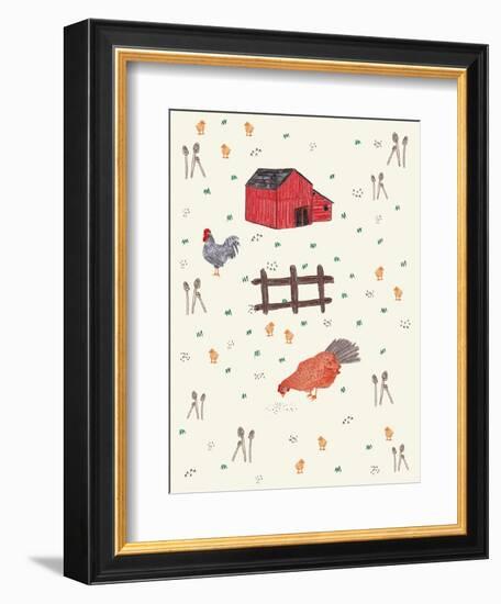 On the Farm-Cody Alice Moore-Framed Art Print