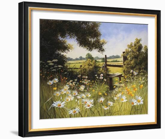 On the Footpath-Mary Dipnall-Framed Giclee Print