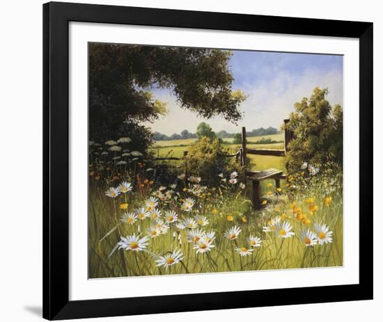 On the Footpath-Mary Dipnall-Framed Giclee Print