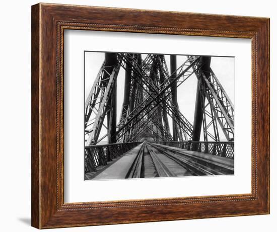 On the Forth Bridge, C.1890-null-Framed Photographic Print