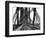 On the Forth Bridge, C.1890-null-Framed Photographic Print