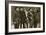 On the Front: Churchill and Montgomery Observe a Dogfight, 1944-English Photographer-Framed Giclee Print