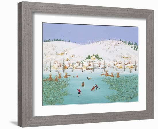 On the Frozen Lake, 1987-Magdolna Ban-Framed Giclee Print