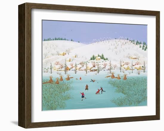 On the Frozen Lake, 1987-Magdolna Ban-Framed Giclee Print