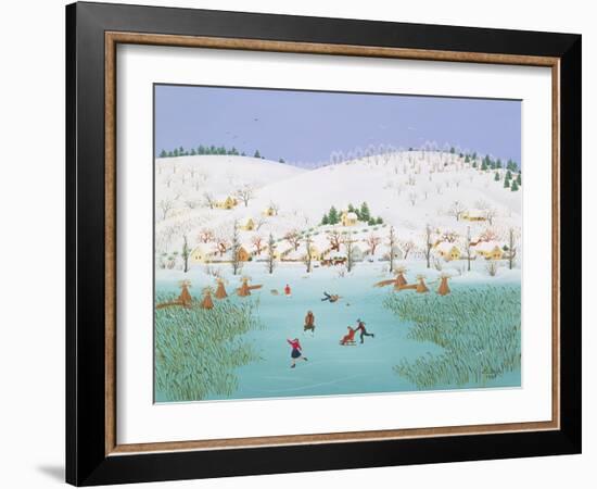 On the Frozen Lake, 1987-Magdolna Ban-Framed Giclee Print