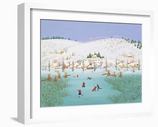 On the Frozen Lake, 1987-Magdolna Ban-Framed Giclee Print