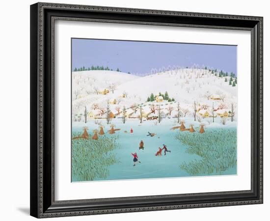 On the Frozen Lake, 1987-Magdolna Ban-Framed Giclee Print