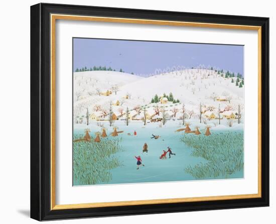 On the Frozen Lake, 1987-Magdolna Ban-Framed Giclee Print