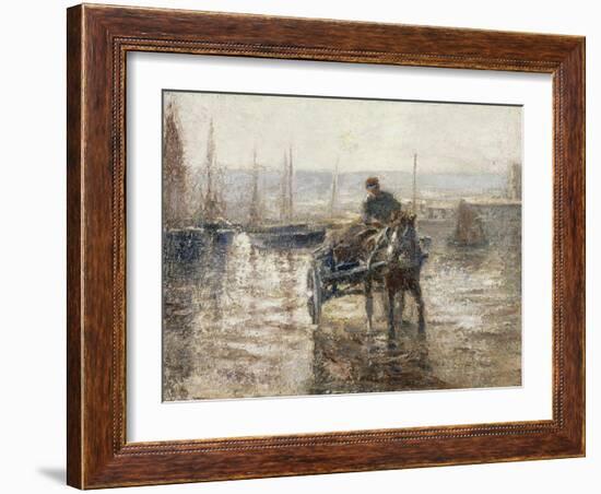 On the Harbour-Harry Fidler-Framed Giclee Print