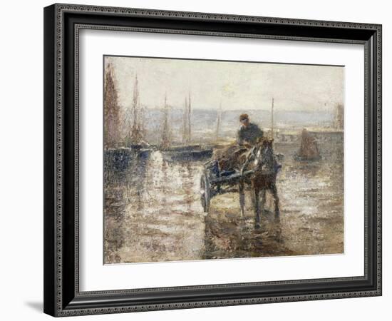 On the Harbour-Harry Fidler-Framed Giclee Print