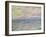 On the High Seas, Sunset at Pourville; Coucher De Soleil a Pourville, Pleine Mer, 1882-Claude Monet-Framed Premium Giclee Print