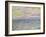 On the High Seas, Sunset at Pourville; Coucher De Soleil a Pourville, Pleine Mer, 1882-Claude Monet-Framed Premium Giclee Print