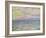 On the High Seas, Sunset at Pourville; Coucher De Soleil a Pourville, Pleine Mer, 1882-Claude Monet-Framed Giclee Print