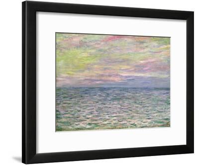 On The High Seas Sunset At Pourville Coucher De Soleil A Pourville Pleine Mer 1882 Giclee Print By Claude Monet Artcom