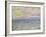 On the High Seas, Sunset at Pourville; Coucher De Soleil a Pourville, Pleine Mer, 1882-Claude Monet-Framed Giclee Print