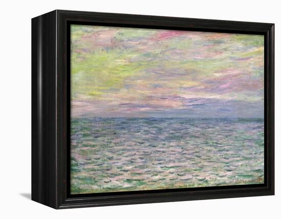 On the High Seas, Sunset at Pourville-Claude Monet-Framed Premier Image Canvas