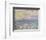 On the High Seas, Sunset at Pourville-Claude Monet-Framed Premium Giclee Print