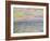 On the High Seas, Sunset at Pourville-Claude Monet-Framed Giclee Print