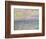 On the High Seas, Sunset at Pourville-Claude Monet-Framed Giclee Print