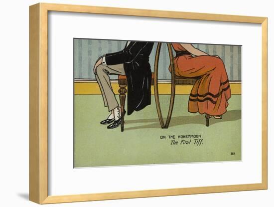 On the Honeymoon, the First Tiff-Tom Browne-Framed Giclee Print