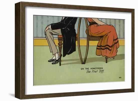 On the Honeymoon, the First Tiff-Tom Browne-Framed Giclee Print