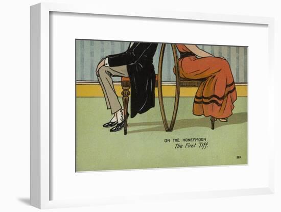 On the Honeymoon, the First Tiff-Tom Browne-Framed Giclee Print