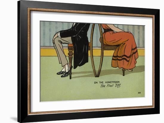 On the Honeymoon, the First Tiff-Tom Browne-Framed Giclee Print