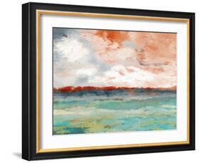 On the Horizon-Linda Woods-Framed Art Print