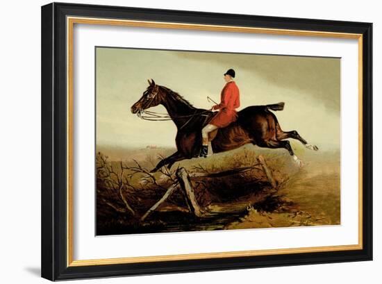 On the Hunt-Samuel Sidney-Framed Art Print