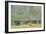 On the Jetty, C. 1869-70 (Oil on Wood)-Eugene Louis Boudin-Framed Giclee Print