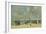 On the Jetty, C. 1869-70 (Oil on Wood)-Eugene Louis Boudin-Framed Giclee Print