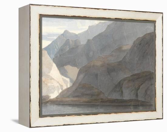 On the Lake Como, 1781-Francis Towne-Framed Premier Image Canvas