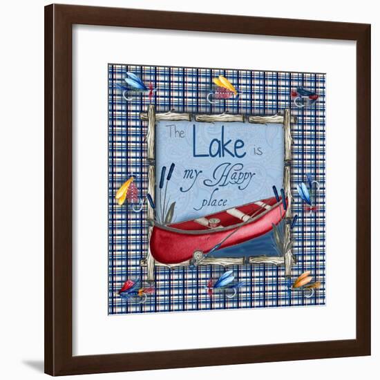 On the Lake I-Andi Metz-Framed Art Print