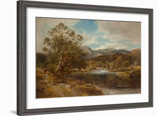 On the Llygwy, North Wales-Benjamin Williams Leader-Framed Giclee Print