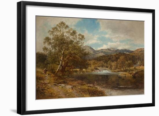 On the Llygwy, North Wales-Benjamin Williams Leader-Framed Giclee Print