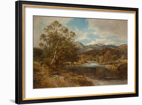 On the Llygwy, North Wales-Benjamin Williams Leader-Framed Giclee Print