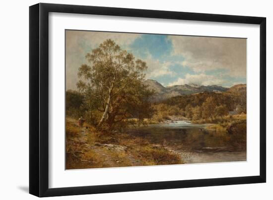 On the Llygwy, North Wales-Benjamin Williams Leader-Framed Giclee Print