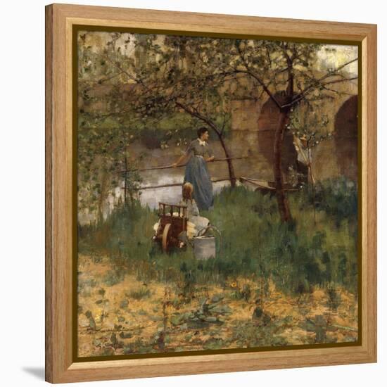 On the Loing, 1884-Sir John Lavery-Framed Premier Image Canvas