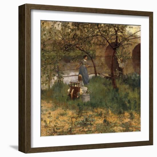 On the Loing, 1884-Sir John Lavery-Framed Giclee Print