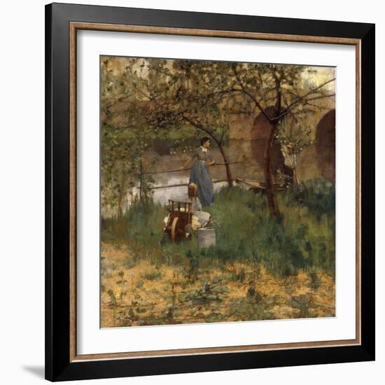 On the Loing, 1884-Sir John Lavery-Framed Giclee Print