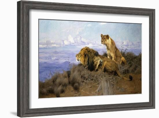 On the Lookout-Wilhelm Kuhnert-Framed Giclee Print