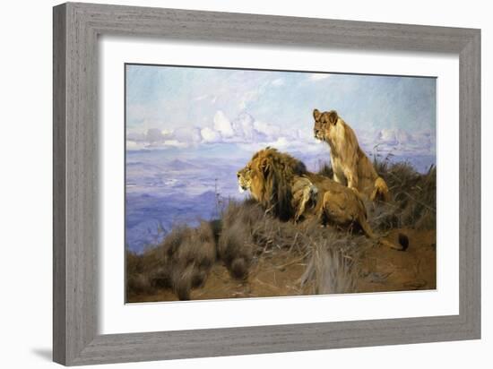 On the Lookout-Wilhelm Kuhnert-Framed Giclee Print