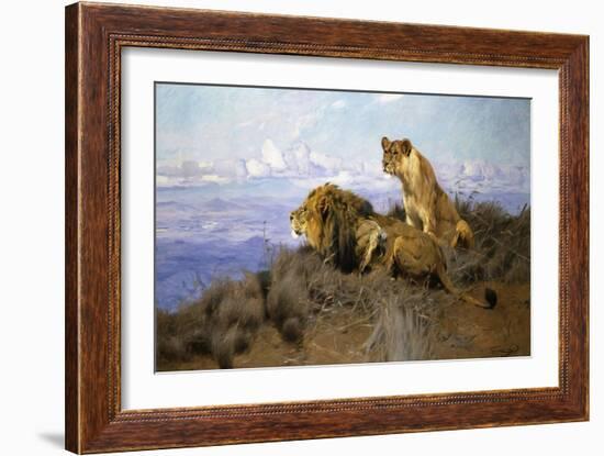 On the Lookout-Wilhelm Kuhnert-Framed Giclee Print