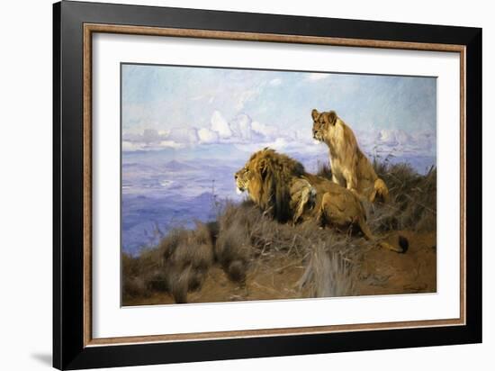 On the Lookout-Wilhelm Kuhnert-Framed Giclee Print