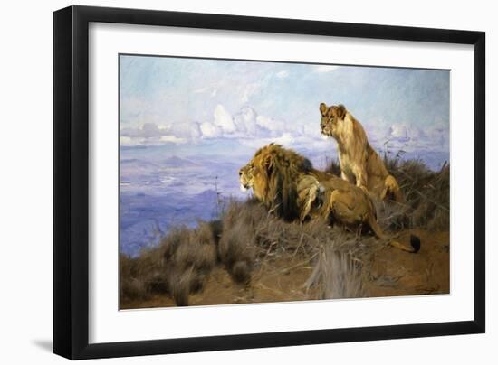 On the Lookout-Wilhelm Kuhnert-Framed Giclee Print