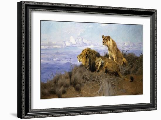 On the Lookout-Wilhelm Kuhnert-Framed Giclee Print