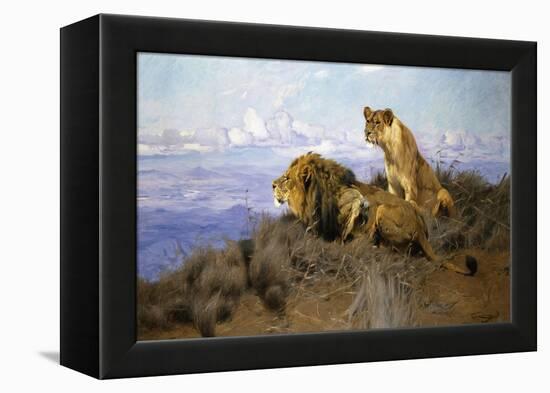 On the Lookout-Wilhelm Kuhnert-Framed Premier Image Canvas