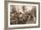 On the March to Cividale, 1917 (B/W Photo)-German photographer-Framed Giclee Print